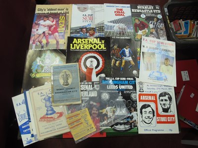 Lot 292 - Hillsborough FA Cup Semi Final Programmes,...