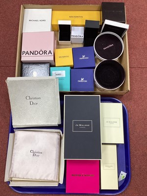 Lot 198 - Empty Branded Jewellery Boxes, including...