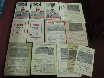 Lot 418 - Doncaster Rovers v Rotherham United Programmes...