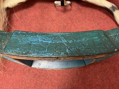 Lot 367 - A Vintage Child's Wooden Rocking Horse, base...