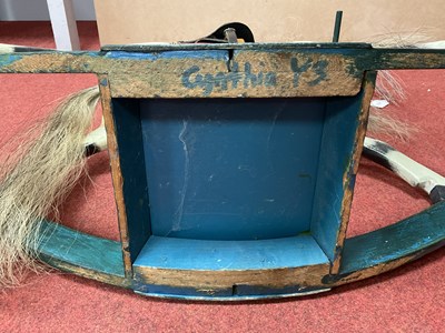 Lot 367 - A Vintage Child's Wooden Rocking Horse, base...