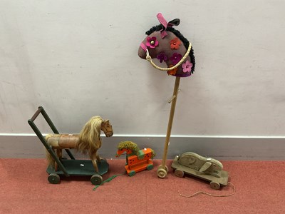 Lot 368 - Three Mid XX century and later push along /...