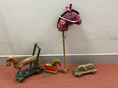 Lot 368 - Three Mid XX century and later push along /...