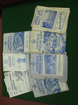 Lot 466 - Sheffield Wednesday Home Programmes 49-50 v...