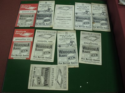 Lot 442 - Sheffield United Home Programmes 50-1 v...