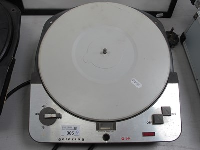 Lot 305 - Goldring Lenco 88, and Goldring G99 Turntable...