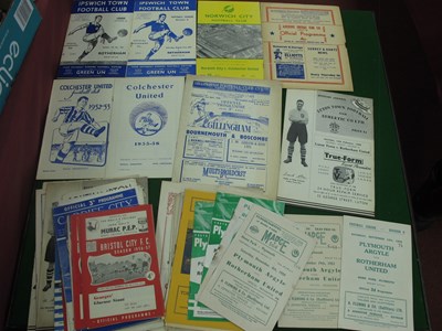 Lot 382 - 1950s Souhern Club Programmes, including...