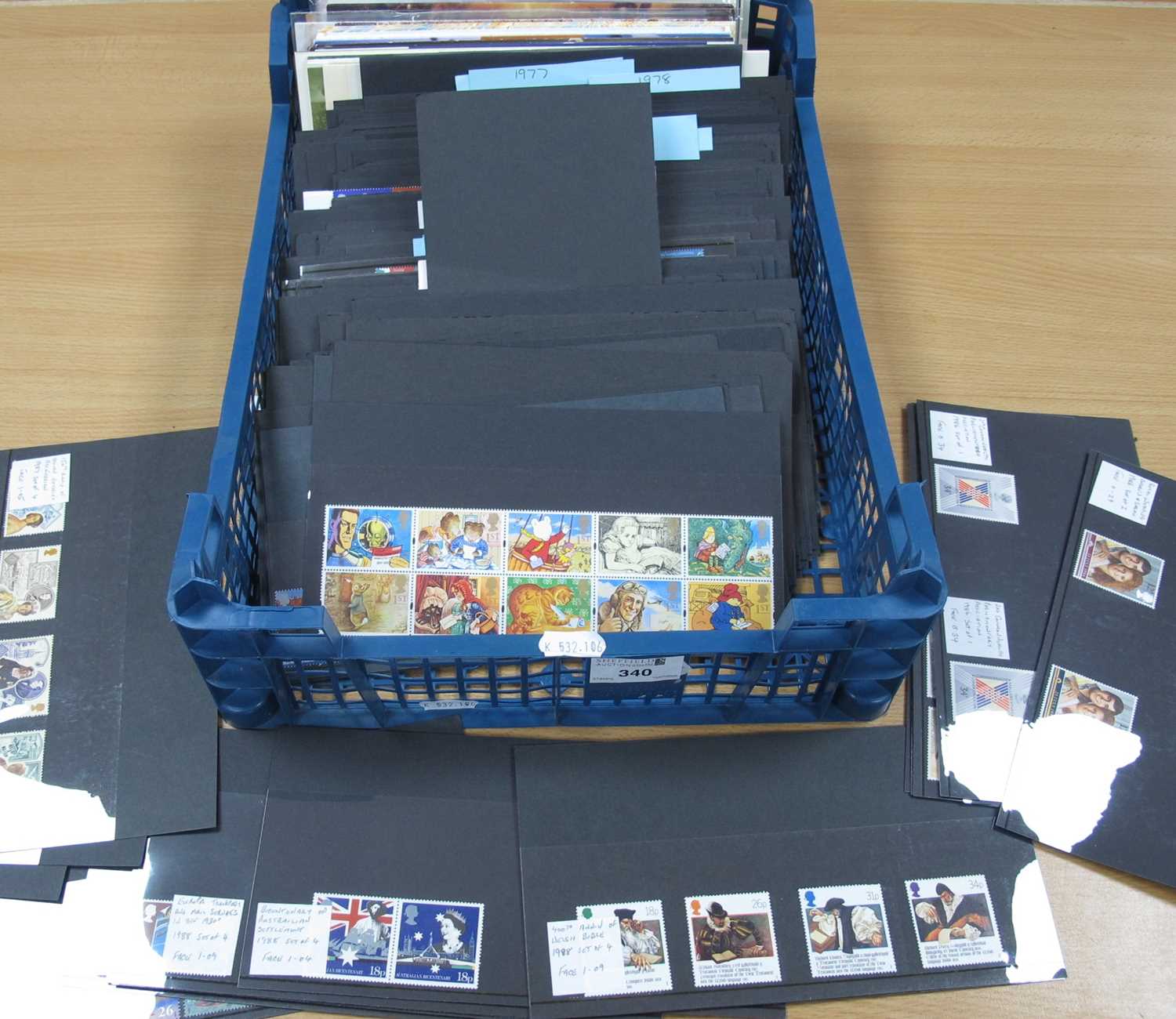Lot 340 - Stamps; A selection of mint decimal GB stamps...