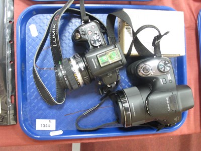 Lot 1344 - Panasonic Lumix G DMC-G5 digital four-thirds...