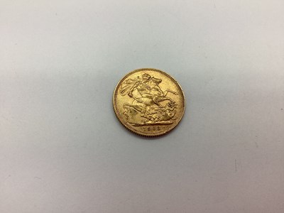 Lot 187 - An Edward VII Sovereign, 1903. (S)
