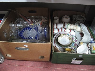 Lot 1088 - Ceramics and glassware, including large...