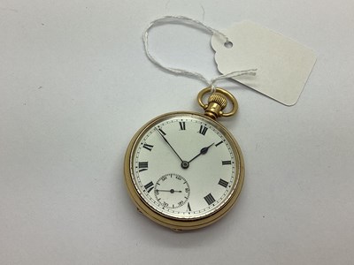 Lot 200 - An 18ct Gold Openface Pocket Watch, the...