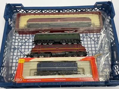 Lot 495 - Four HO scale European locomotives: a boxed...