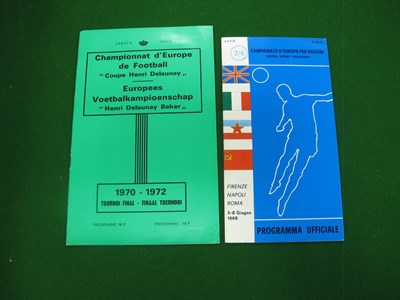 Lot 357 - UEFA European Championship Finals Programmes...