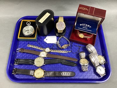 Lot 193 - A 9ct Rose Gold Cased Ladies Wristwatch, the...
