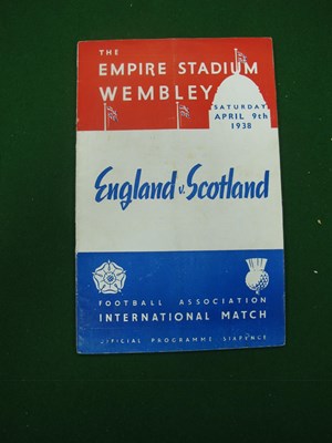 Lot 363 - 1938 England v Scotland Football Programme.
