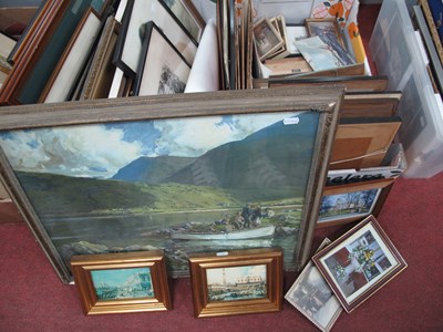 Lot 1152 - Large quantity of framed pictures, including...