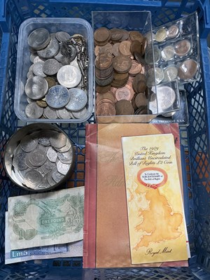 Lot 482 - Large Collection Of Coins And Banknotes,...