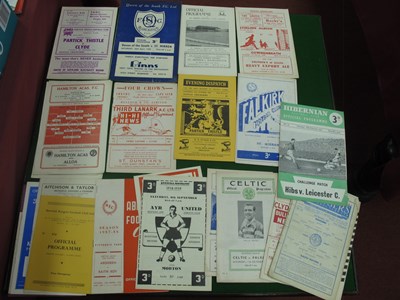 Lot 391 - Scottish 1950's Programmes, including 58-9...