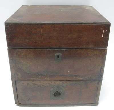 Lot 1292 - An early 20th-century wooden microscopist's...