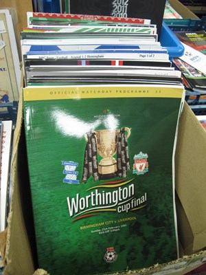 Lot 333 - League Cup Final Programmes, complete run 2000...