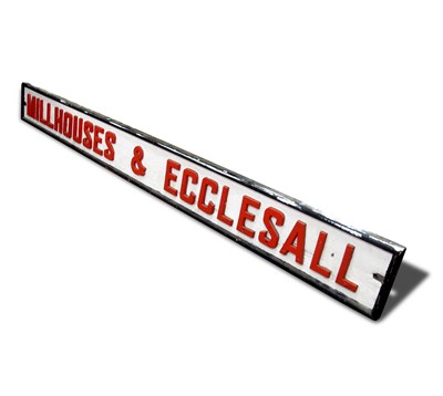 Lot 333 - Railwayana - Millhouses & Ecclesall Signal Box...