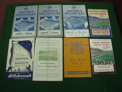 Lot 478 - 1950s Inter League/representative Programmes,...