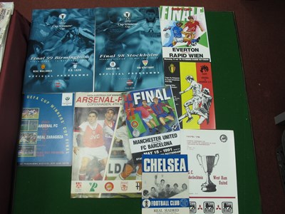 Lot 323 - Cup Winners' Cup Final Programmes 1971, 76, 80,...