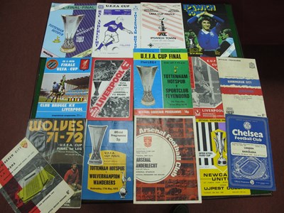Lot 306 - Fairs Cup Final Programmes in England 1958, 60...