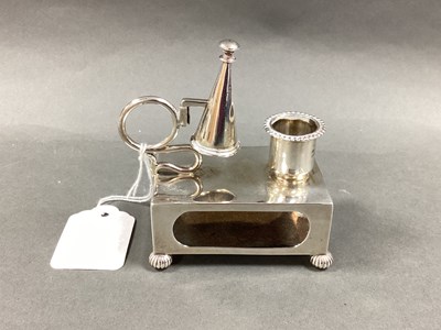 Lot 5 - A Hallmarked Silver Matchbox Cover, SJ, London...