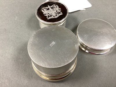 Lot 15 - Asprey & Co Ltd; A Hallmarked Silver Trinket...
