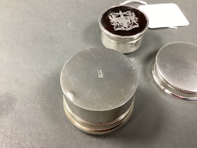 Lot 15 - Asprey & Co Ltd; A Hallmarked Silver Trinket...