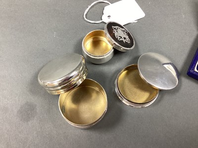 Lot 15 - Asprey & Co Ltd; A Hallmarked Silver Trinket...