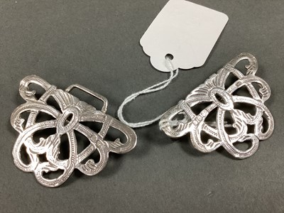 Lot 12 - A Hallmarked Silver Belt Buckle, JHL, London,...