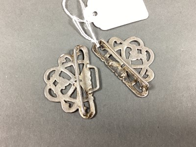 Lot 12 - A Hallmarked Silver Belt Buckle, JHL, London,...