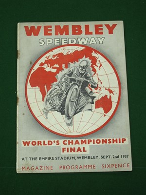 Lot 61 - Speedway 1937 World Championship Final...