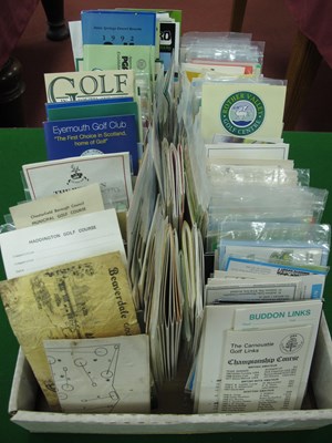 Lot 67 - Golf Club Scorecards from all over the World,...