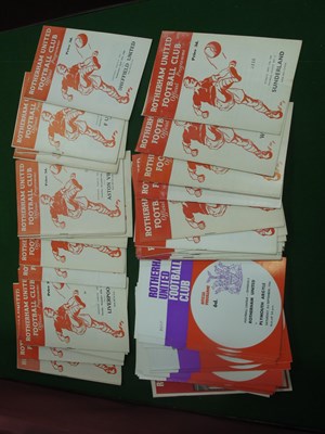 Lot 399 - Rotherham United Home Programmes, 58-9 v....