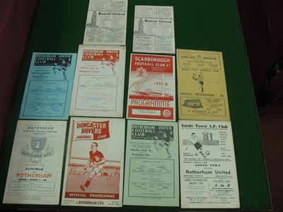 Lot 412 - Rotherham United Reserves Programmes, at...