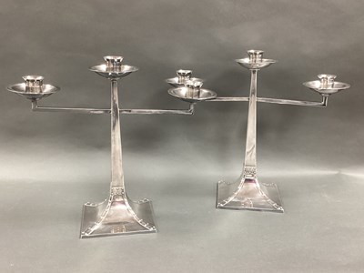Lot 171 - James Dixon & Sons; A Pair of Arts and Crafts...