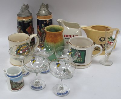 Lot 1218 - Breweriana to include two lidded pottery...