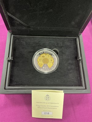 Lot 585A - 2023 King Charles III Coronation Fine Silver...