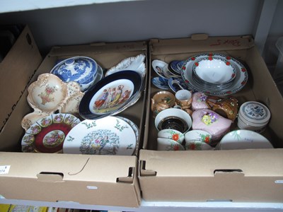 Lot 1074 - Ceramics, including Sylvac lidded pink heart...