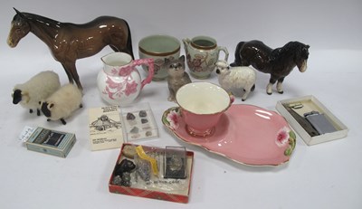 Lot 1160 - Collectables, including mineral specimens,...