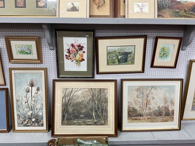 Lot 1433 - J. Williams 'Clumber' Watercolour 36cm x...