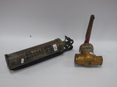 Lot 1381 - Nu-swift Fire Extinguisher - The Briton Door...