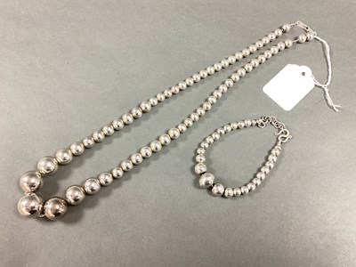 Lot 104 - A Modern Single Strand Bead Necklace, of...