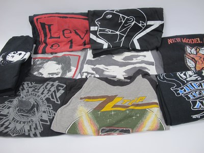 Lot 625 - Lot of 9 Music Related T-Shirts by artists...