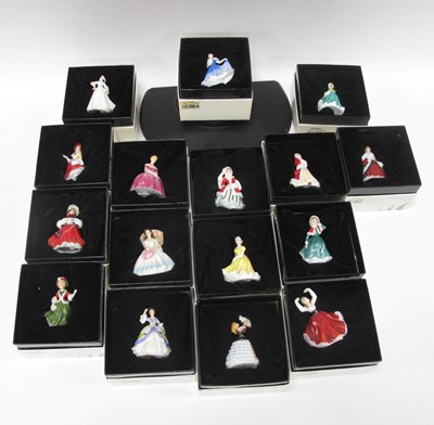 Lot 1190 - A Collection of Royal Doulton Miniature Ladies,...
