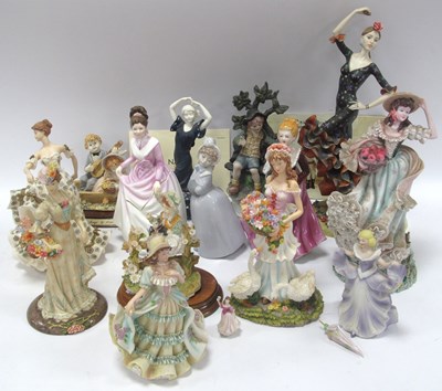 Lot 1191 - A Large Collection of Figurines, to include a...